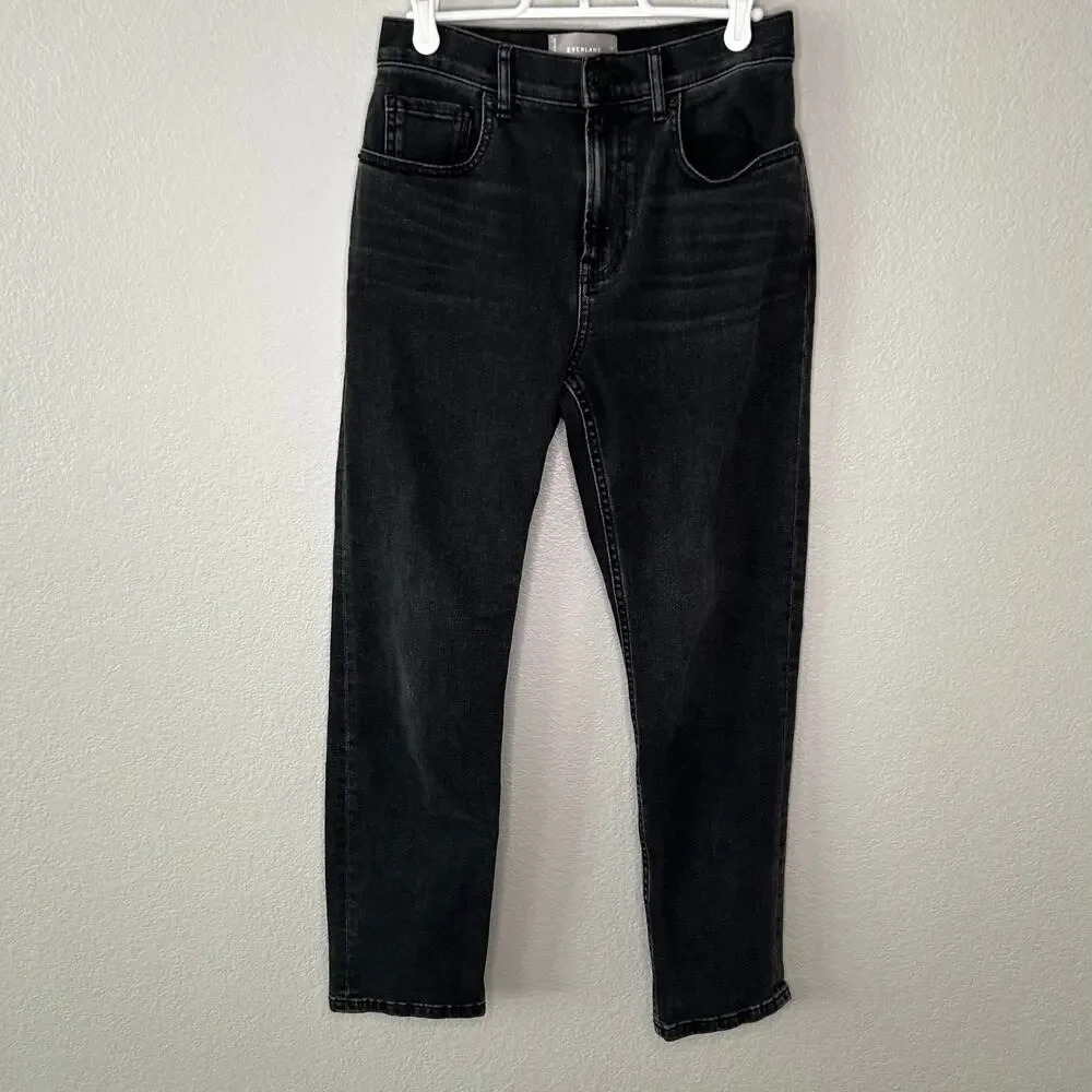 Everlane faded black the cheeky cropped jean size 26